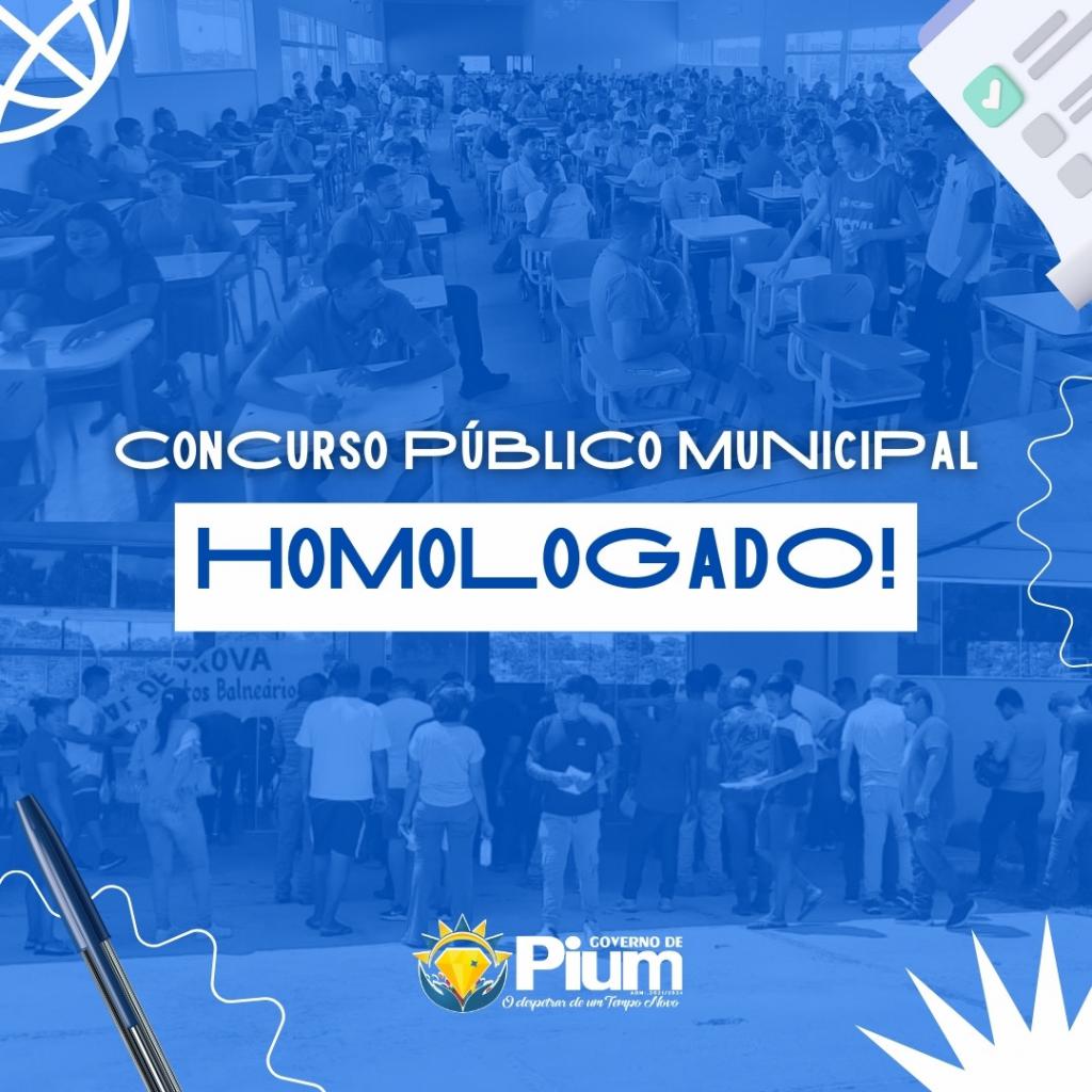 Prefeitura de Pium Homologa Concurso Público Municipal